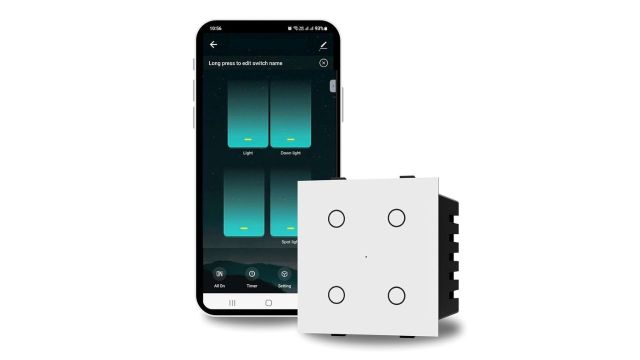 AZIOT Smart Wi-Fi 4 Gang Touch Switch