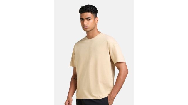 BOLDFIT Oversized Round Neck Cotton T-Shirt