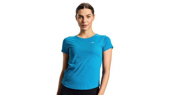BOLDFIT Women Rapid Dry Gym Training Solid Polyester Round Neck T-shirt