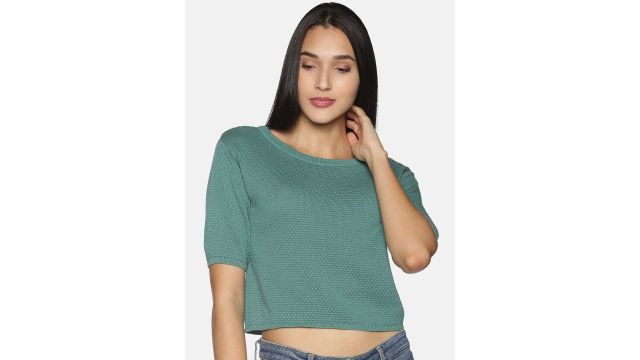 Blissclub Step Out Crop Top with 100% cotton WindKnit fabric