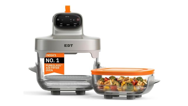 EDT Luma PureGlass Dual Bowl Air Fryer Oven