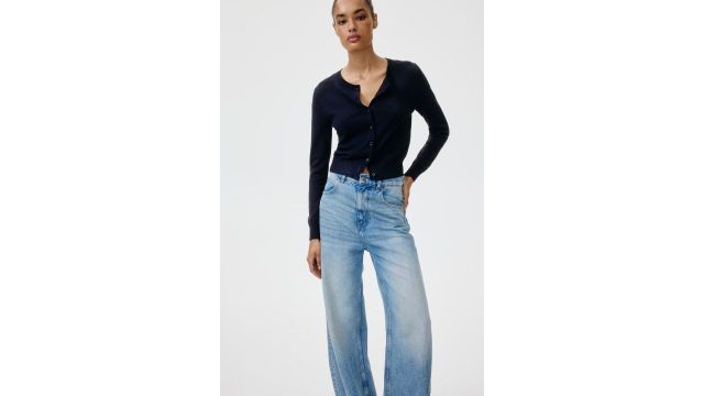 Fine-Knit Cardigan