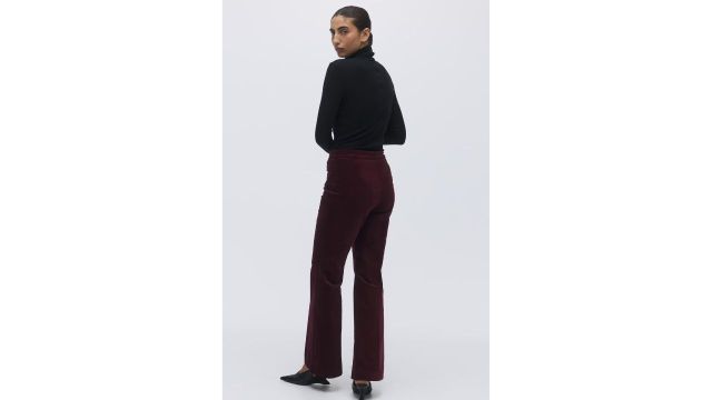 Flared Velvet Trousers