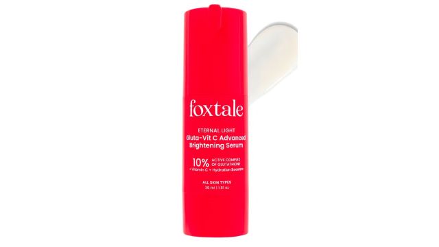 Foxtale 10% Glutathione + Vitamin C Brightening Face Serum for Sensitive Skin