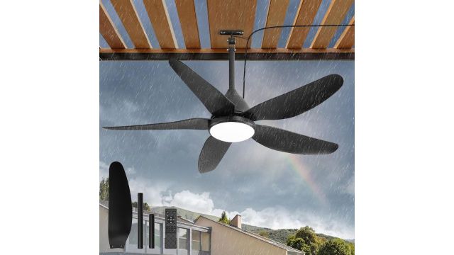 Glowivia 46-Inch Outdoor Ceiling Fan