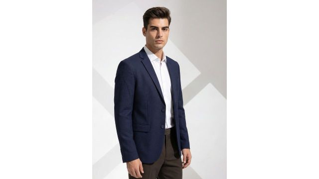 INVICTUS Slim Fit Single Breasted Formal Blazer