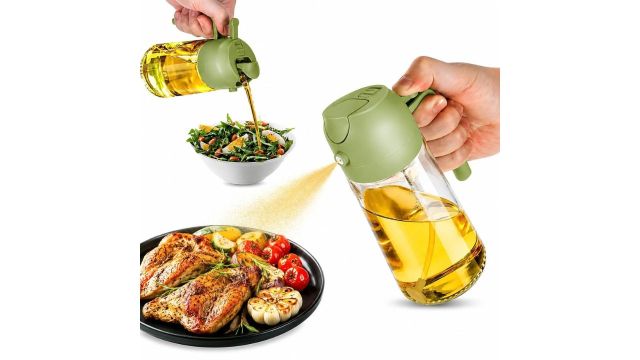 LEMIKKLE 2-in-1 Oil Sprayer and Dispenser