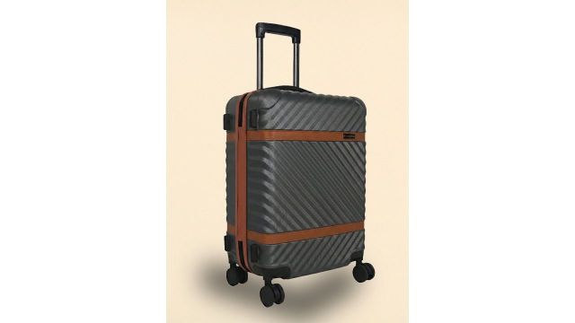 LOUIS POLO MotoStripe Cabin Trolley Suitcase