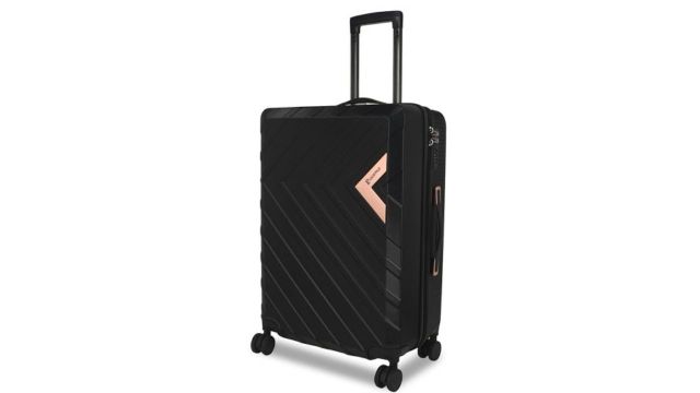 LOUIS POLO Textured Hard-Sided large Trolley Bag