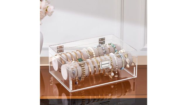 Lolalet Acrylic Bracelet Organiser Box