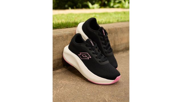 Lotto Women Xwift Knit Black Running Shoes