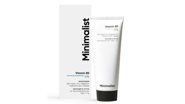 Minimalist 10% Vitamin B5 Face Moisturizer with Zinc, Copper, Magnesium and HA