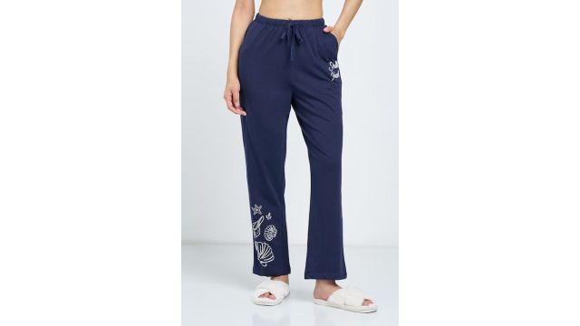 Navy Shell Print Pyjamas