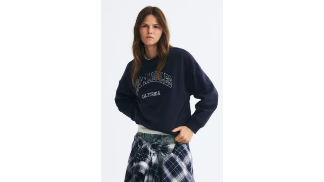 Oversized Printed Sweatshirt