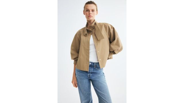 Oversized Twill Jacket