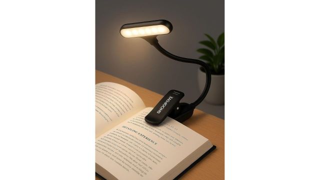 SHOPOPOYE Rechargeable Book Reading Light