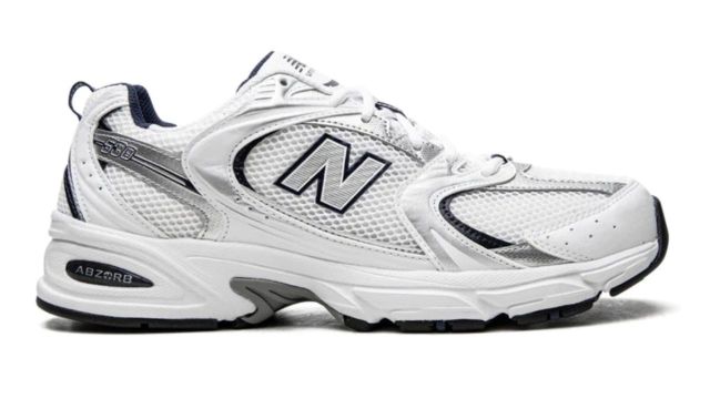 New Balance 530 White Silver Navy Indigo