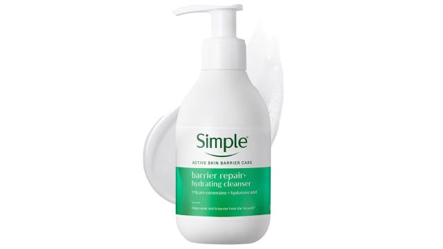 Simple Barrier Repair+ Hydrating Cleanser with 11% Ceramide Boosters
