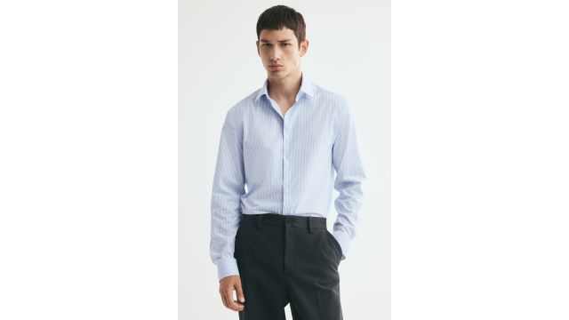 Slim Fit Easy-iron Striped Shirt