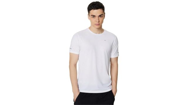 Symbol Premium Polyester Blend Men's Solid Regular Fit Sports Stretch T-Shirt