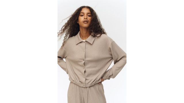 Textured Jersey Jacket