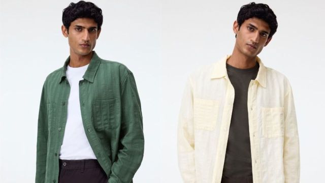 Top H&M Men Textured Shirts to explore