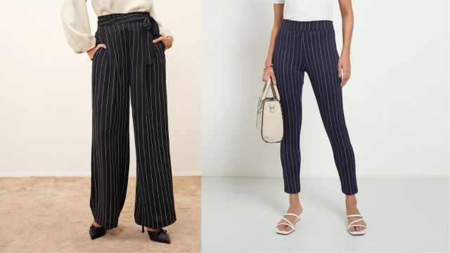 Top striped trousers for women to consider
