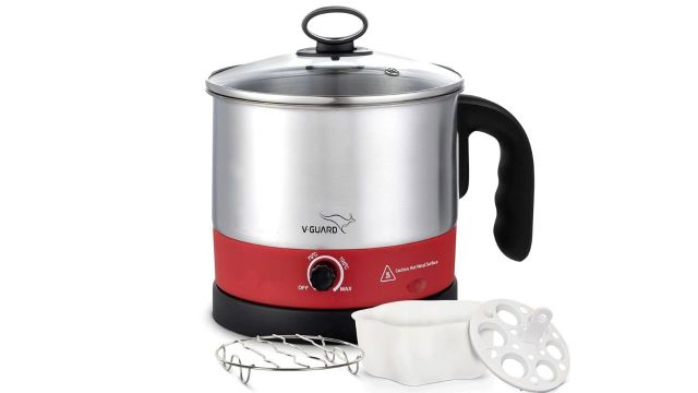 V-Guard VKM12 1.2L Multipurpose Electric Kettle