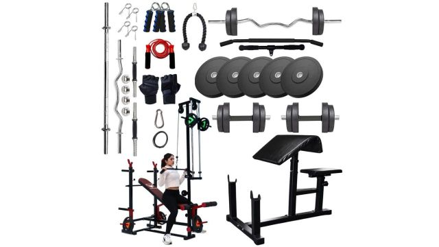 VAISHNAVI FITNESS 20-in-1 Gym Bench Station