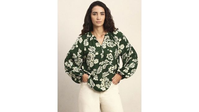 Vero Moda Floral Printed V-Neck Top
