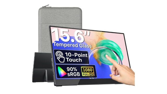 VisionOwl 15.6-Inch Touchscreen Monitor