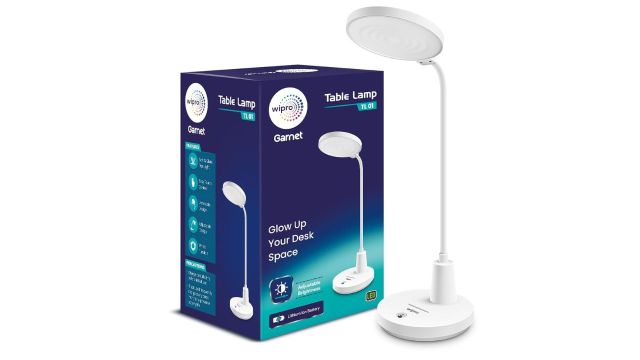 Wipro 8W Rechargeable LED Table Lamp